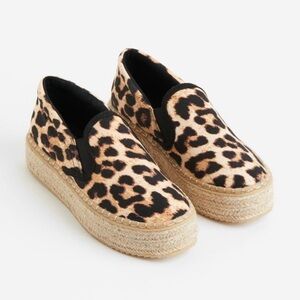 Leopard HM Espadrilles Size 7
New without tags